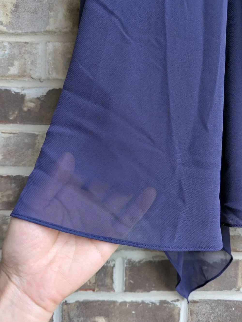 David's Bridal strapless cocktail dress, size 2